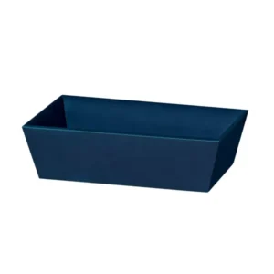 Präsentkorb 4-eck mittel Fibra blau